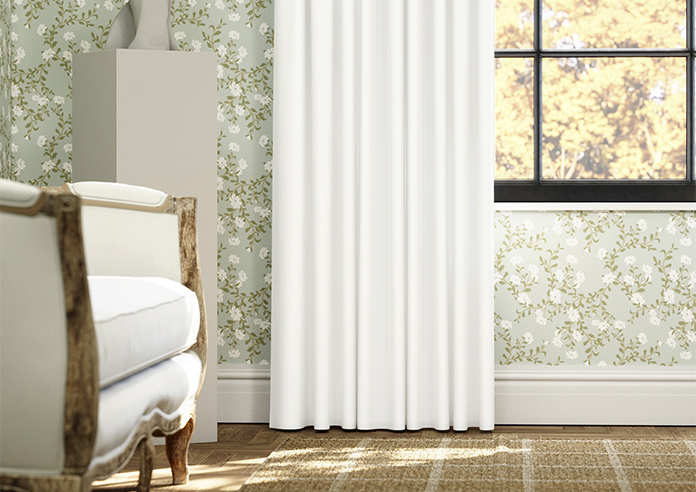 Faux Suede, White - Made to Measure Curtains - Image 5